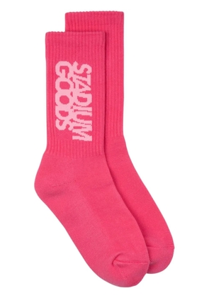 STADIUM GOODS® crew-knit 'Pink' socks