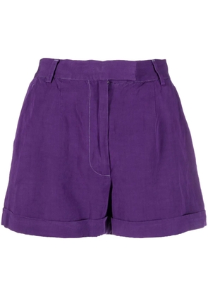 Dolce & Gabbana Pre-Owned 2000s high-waist A-line shorts - Purple