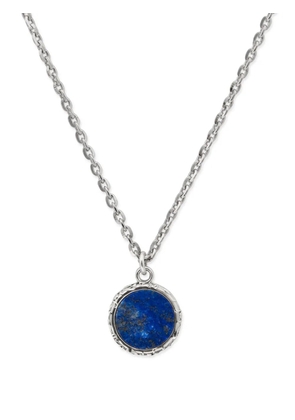 Emanuele Bicocchi Flourish Lapis amulet necklace - Silver