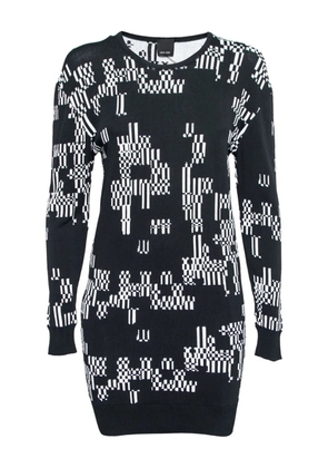 Josh Goot pre-owned patterned sweater dress - Black