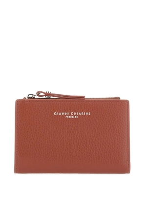 GIANNI CHIARINI zip-fastening leather wallet - Red