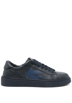 ETRO leather low-top sneakers - Blue