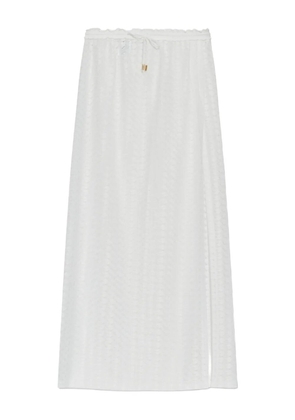 Melissa Odabash drawstring maxi skirt - White