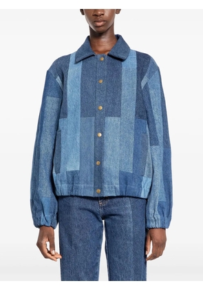 E.L.V DENIM Kara bomber jacket - Blue