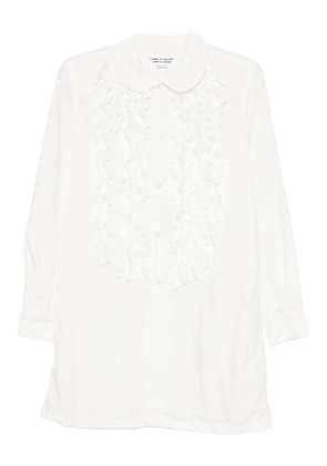 Comme Des Garçons Comme Des Garçons ruffled shirt - White
