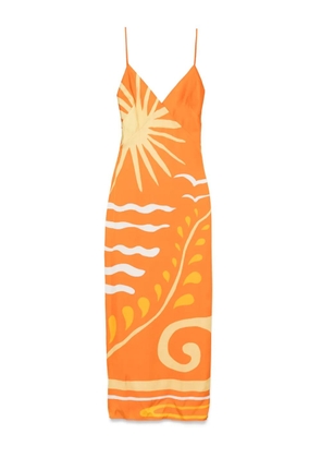 Cala de la Cruz Gil maxi dress - Orange