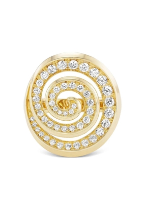 EMILY P. WHEELER 18K yellow gold Spiral diamond ring