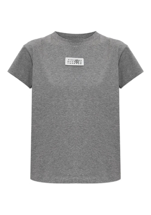 MM6 Maison Margiela patch cotton T-Shirt - Grey