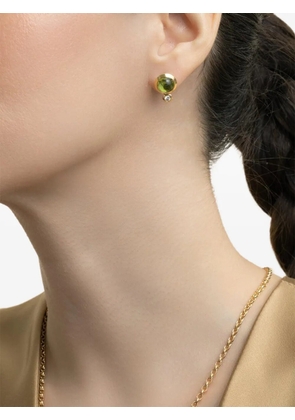 TAMARA COMOLLI diamond peridot bouton earrings - Gold