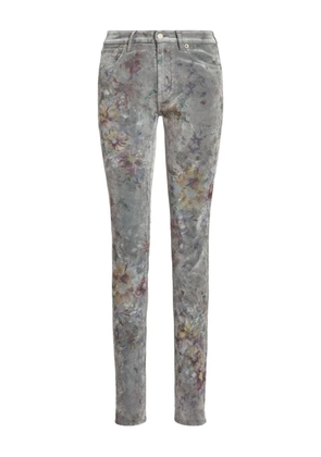 Ralph Lauren Collection floral-print jeans - Grey