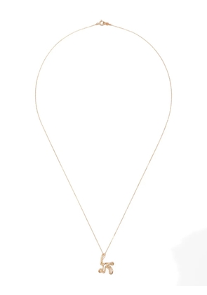 Charlotte Chesnais 18K yellow gold K diamond necklace