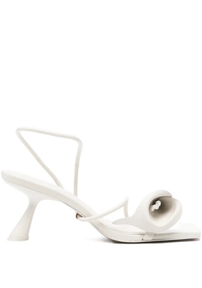 Cult Gaia 80mm Ria spiral strap sandals - White