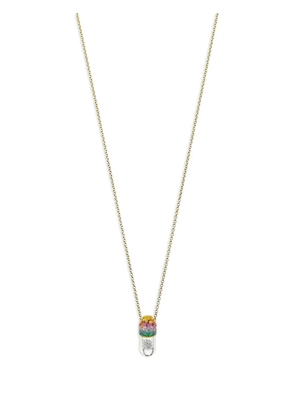 ROBINSON PELHAM 9K yellow gold mini Elixer Energry diamond necklace