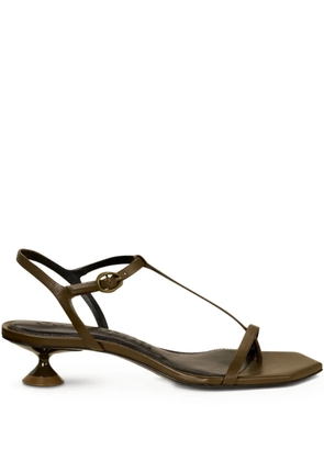 Cult Gaia 35mm Trevi sculpted-heel sandals - Green