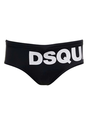 DSQUARED2 logo-print swimming trunks - Black