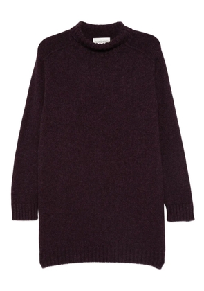 BOMPARD crew-neck mini dress - Red