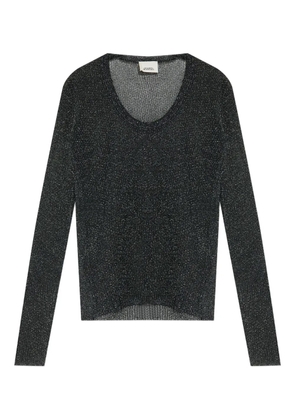 ISABEL MARANT ribbed top - Black