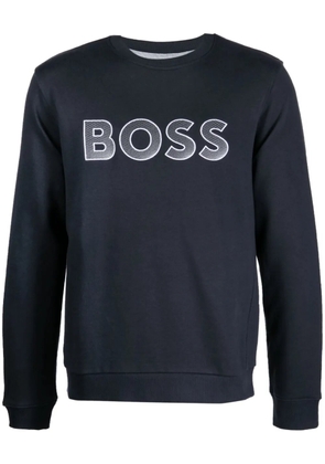BOSS Salbo logo-embroidered sweatshirt - Black