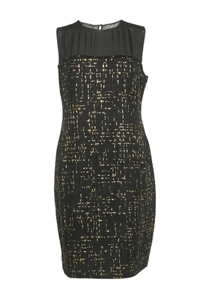 Carolina Herrera Vintage tweed sleeveless maxi dress - Black