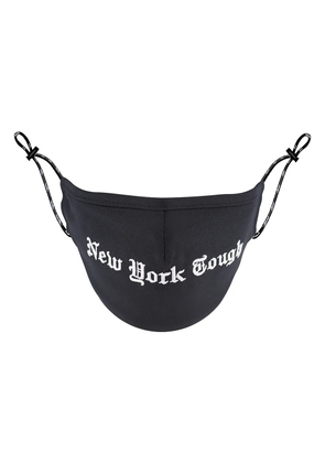 Haculla embroidered slogan face mask - Black