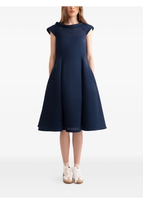 Gemy Maalouf short-sleeves midi dress - Blue