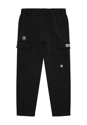 AAPE BY *A BATHING APE® AAPENOW Moonface cargo track pants - Black