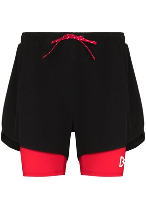 District Vision Aaron compression track shorts - Black