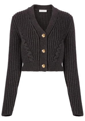 Nina Ricci V-neck knit cardigan - Grey