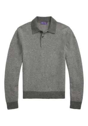 Ralph Lauren Purple Label cashmere polo shirt - Grey