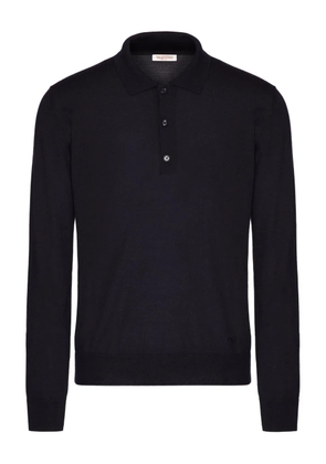 Valentino Garavani long-sleeve polo shirt - Black