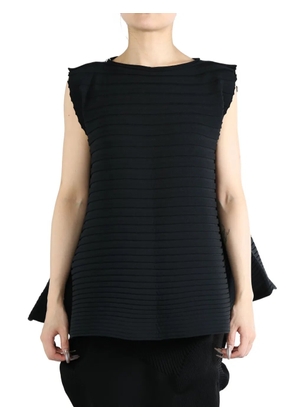 Pleats Please Issey Miyake Bounce Knit top - Black