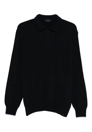 Paul & Shark long-sleeve polo shirt - Black