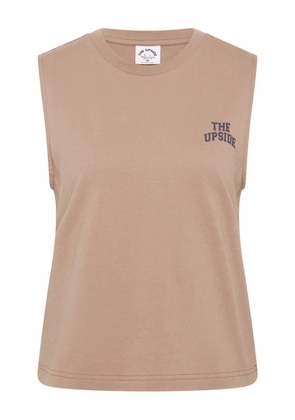 The Upside Dawson logo-print tank top - Neutrals