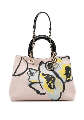 Christian Dior Pre-Owned 2014 Limited Edition Medium Canvas Floral Printed Diorissimo satchel - Pink