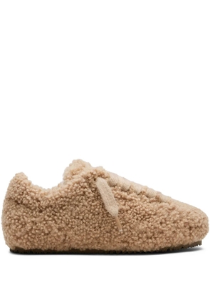 Axel Arigato Tact shearling-effect sneakers - Neutrals