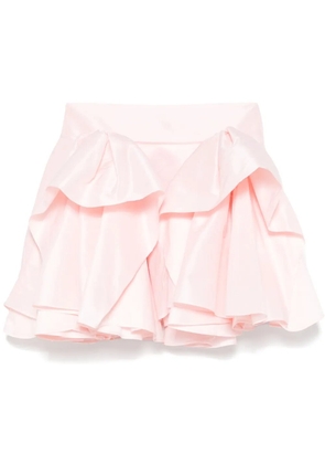 Viktor & Rolf ruffled mini skirt - PEACH