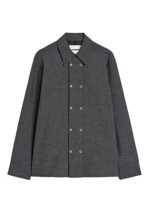 Jil Sander button-up utility shirt - Grey