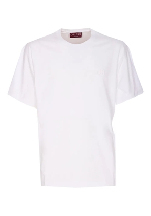 Gucci embroidered logo T-shirt - White