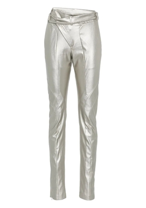 Ottolinger asymmetric waist trousers - Silver