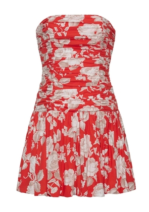 Cara Cara Montreal floral-print mini dress - Red