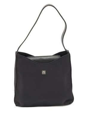 Aigner Vintage leather shoulder bag - Black