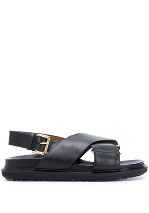 Marni Fussbett criss-cross sandals - Black
