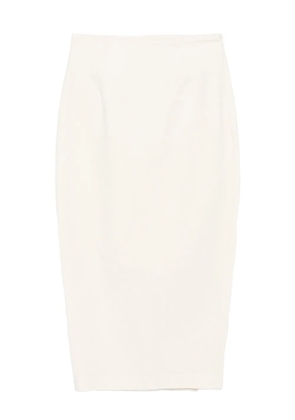 Gentry Portofino split pencil skirt - Neutrals