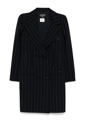 CHANEL Pre-Owned 1997 double-breasted coat - Black
