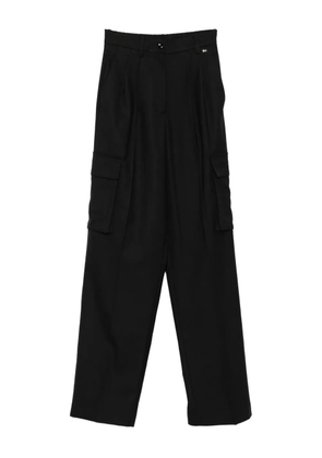 Herno pleated cargo trousers - Black