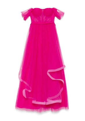 AAVVA long tulle gown - Pink
