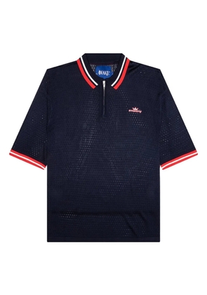 Awake NY zip-neck polo shirt - Blue
