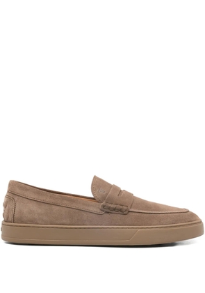 Tod's penny bar loafers - Brown