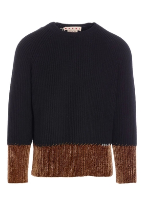 Marni ribbed wool sweater - Black