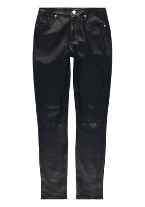 MONFRÈRE Greyson Noir leather trousers - Black